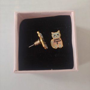 MOMA Future is Feline Earrings